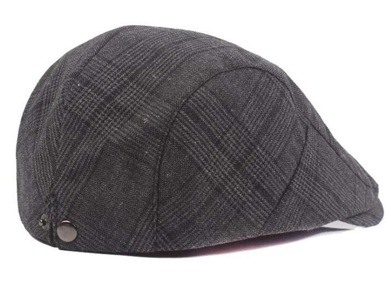 Qunson 2 Pack Mens Classic Cotton Flat Cap Ivy Gatsby Newsboy Driving Hat - Image 3